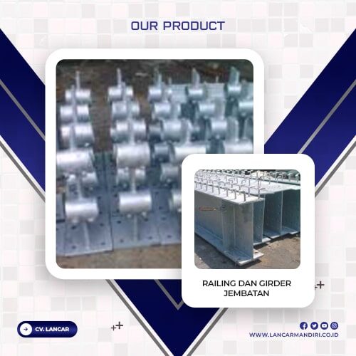 Railing dan Girder Jembatan